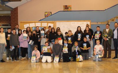Preisverleihung Malwettbewerb in der Mittelschule Tirschenreuth